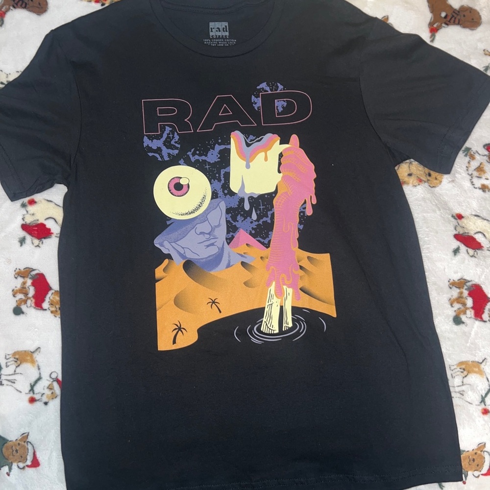 Rad Coffee Graphic T Shirt Size Medium